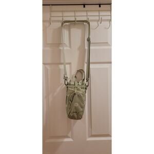 Calpak Water Bottle Holder Bag Crossbody Green Daisy Hiking Casual Shopping